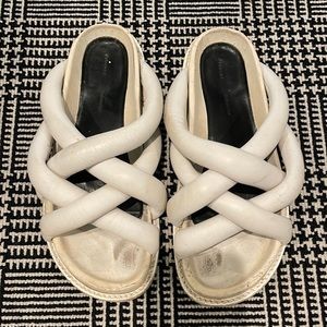 Proenza schouler white sandal size 10